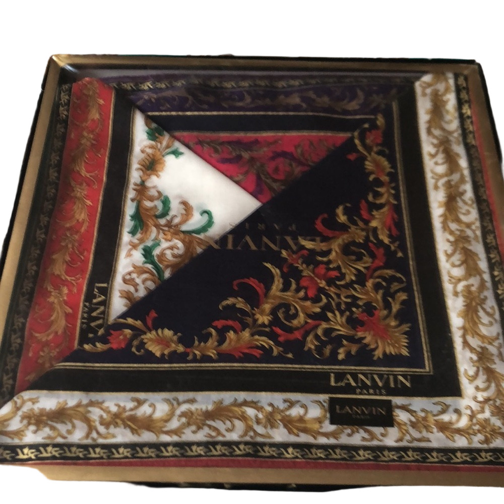 LANVIN PARIS 3 handkerchief